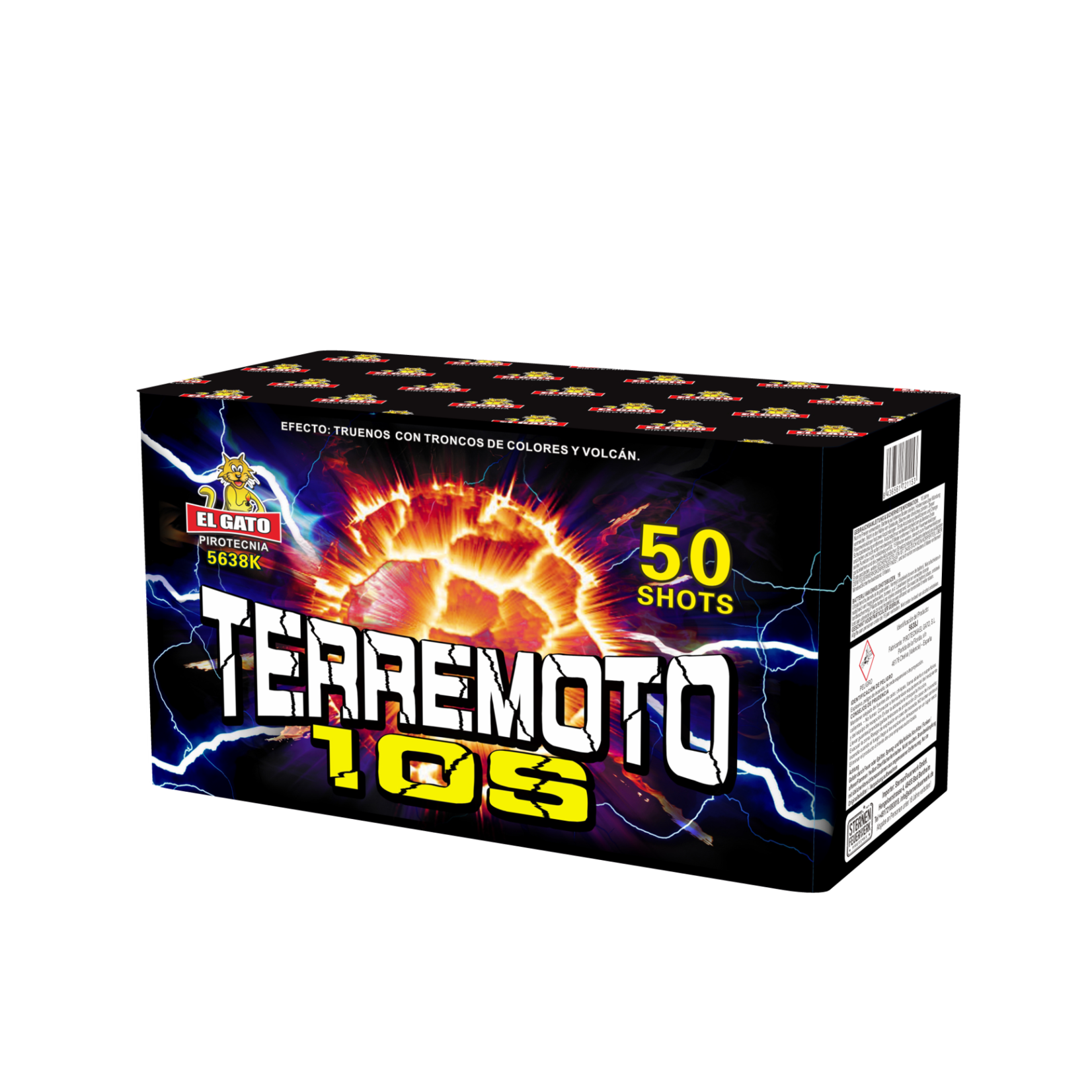 El Gato Vuurwerk Terremoto 10S