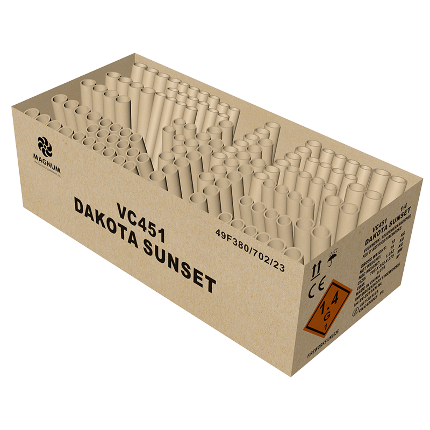 Magnum Vuurwerk Dakota Sunset 126 shots